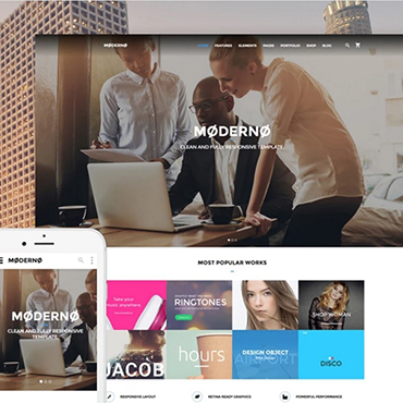 HTML template